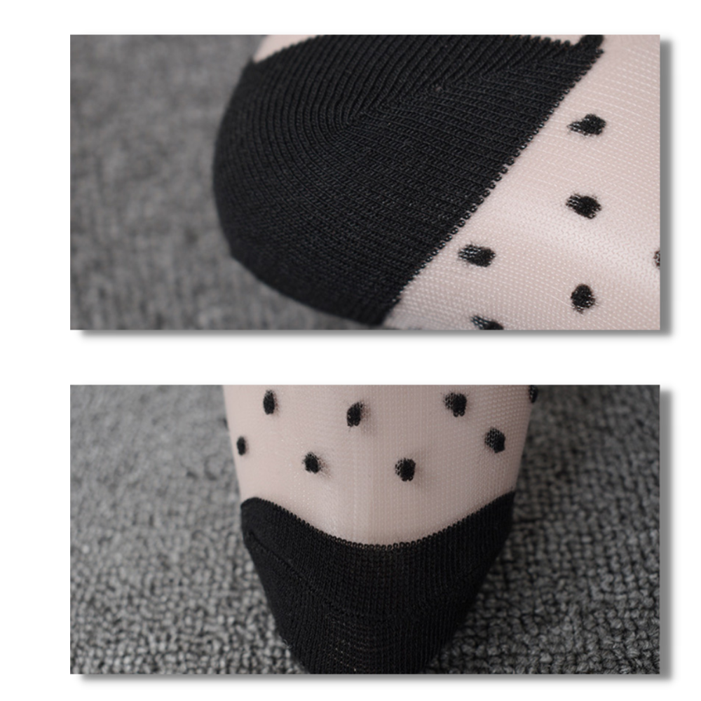 10 Pairs Transparent Fashion Socks for Women