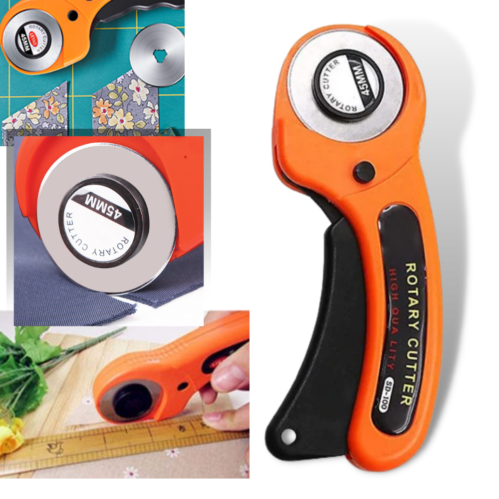 Fabric Roller Cutter with Five 45mm Blades -