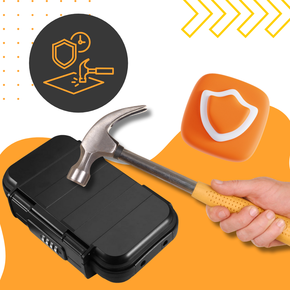 Waterproof Small Lockable Storage Box - Ozerty