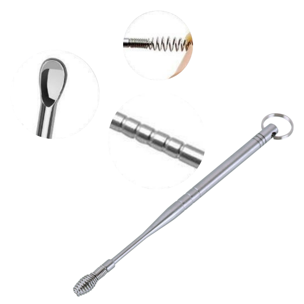 Stainless steel ear wax cleaner tool set