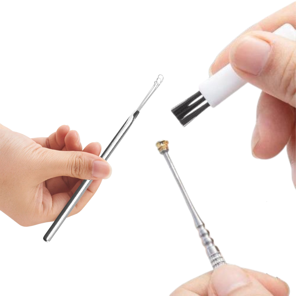 Stainless steel ear wax cleaner tool set