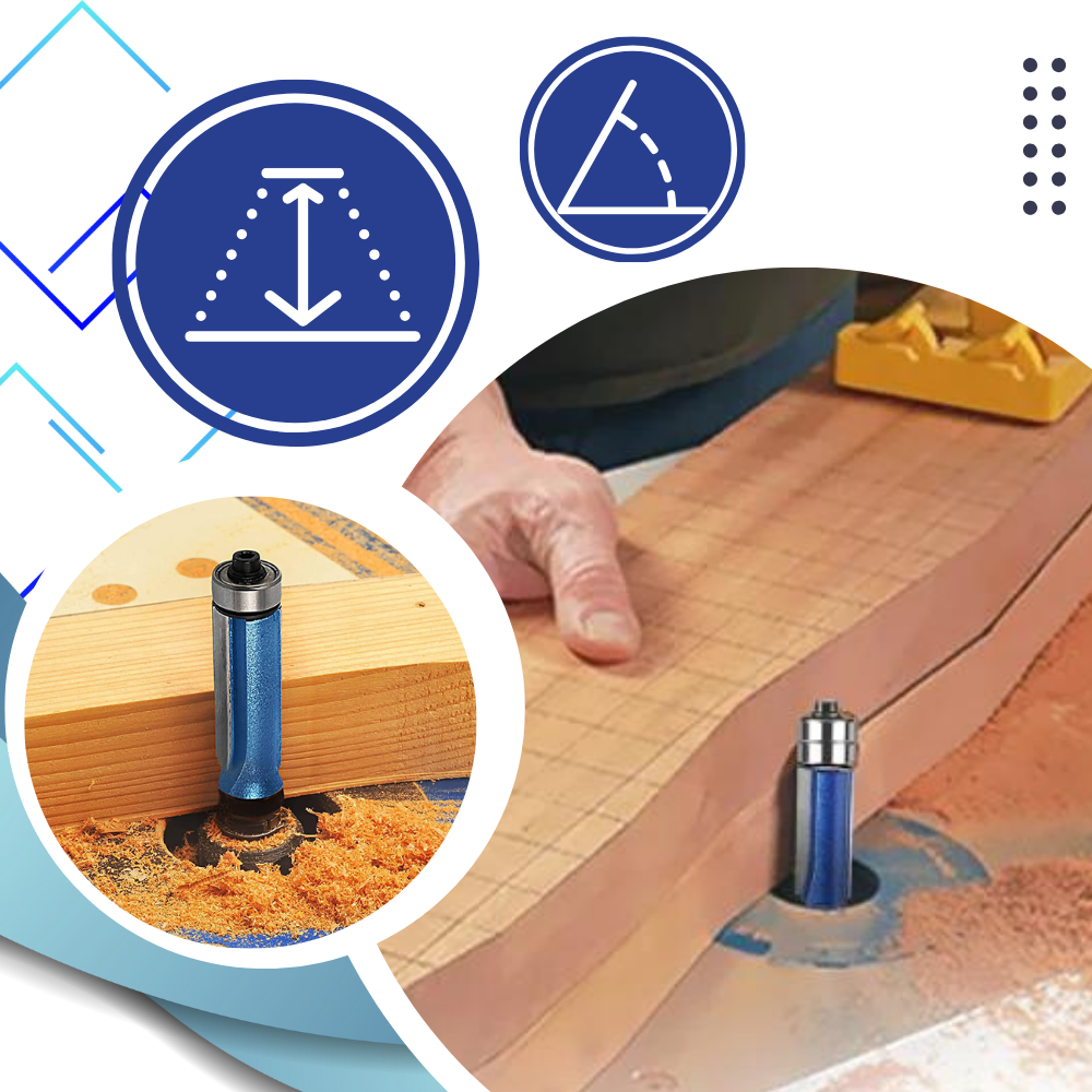 Anti-Kick Router Bits For Wood - Ozerty