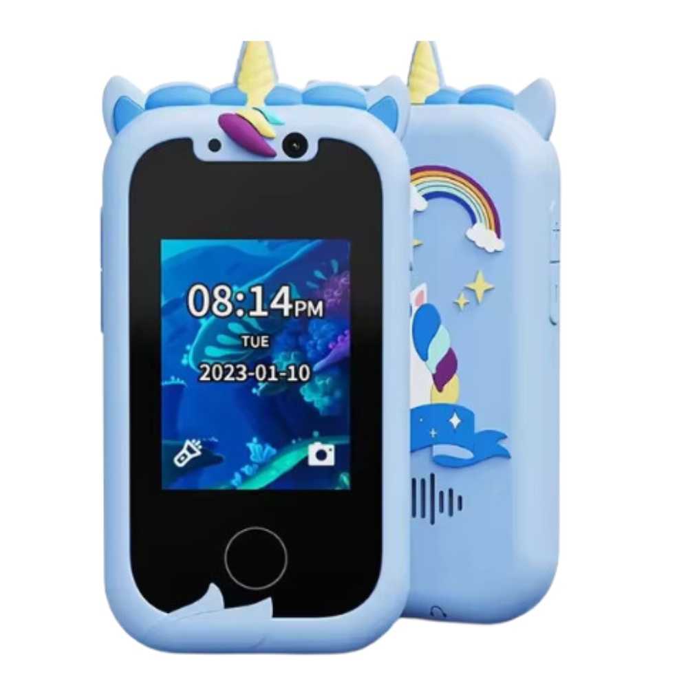 Smart Interactive Toy Phone -Blue Unicorn - Ozerty