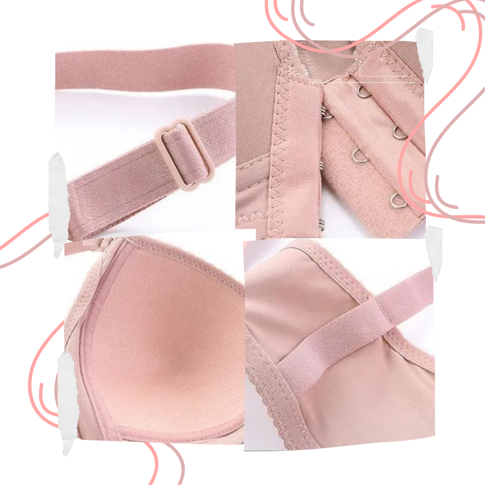 Wireless Plus Size Push Up Bra - Ozerty